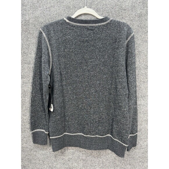 NFL Atlanta Falcons Pullover Sweatshirt Womens Medium Heather Black Gray Logo - Picture 6 of 8